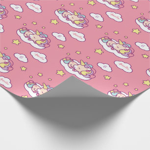 Unicorn Personalised Wrapping Paper (Name & Age)
