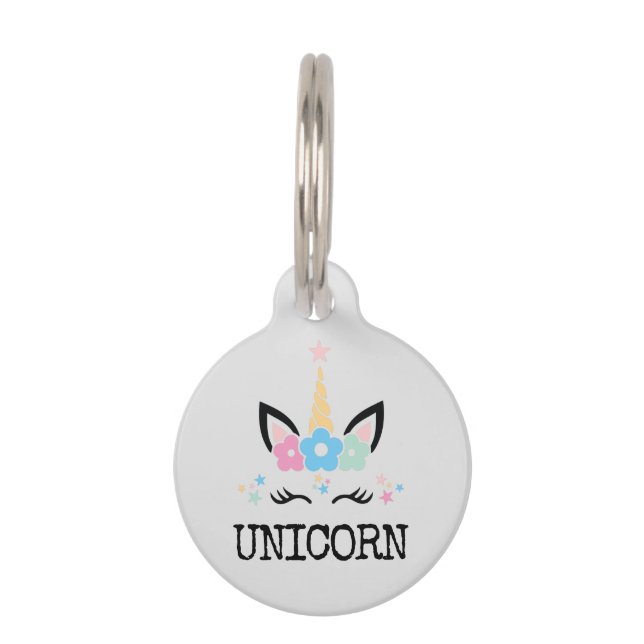 Unicorn Pet Tag (Front)