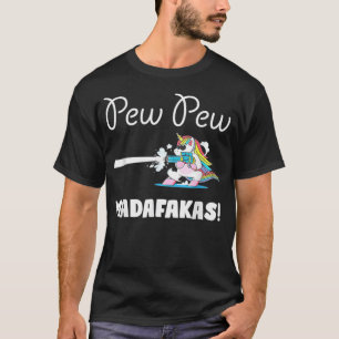 Unicorn Pew Madafakas Vintage Funny Unicorn ma T-Shirt