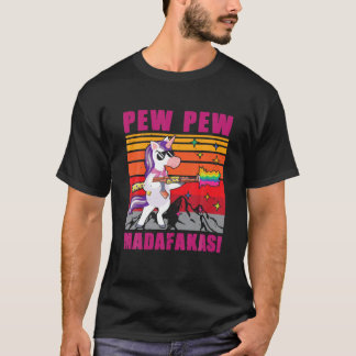 Unicorn Pew Pew Madafakas - Vintage Unicorn Gift T-Shirt