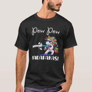 Unicorn PewPewPew Madafakas Crazy Pew Unicorn T-Shirt