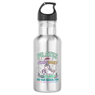 Unicorn Pilates and Pixie Dust Bold Typography T-S 532 Ml Water Bottle