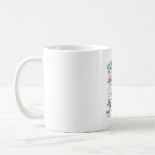 Unicorn Pilates and Pixie Dust Bold Typography T-S Coffee Mug