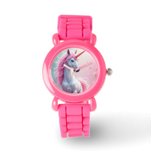Unicorn Pink Glitter Watch