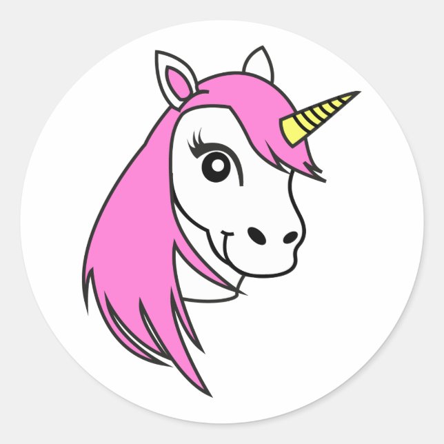 Unicorn Pink Sticker (Front)