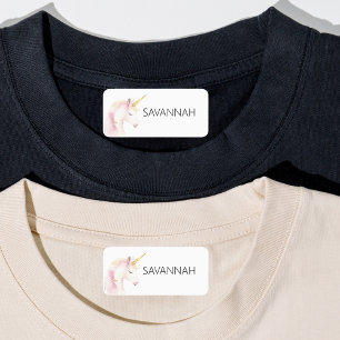 Unicorn pink white name girl