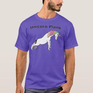 Unicorn Plank Yoga T-Shirt