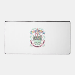 Unicorn Planticorn Pot Graphic Design Graphic Tee  Desk Mat