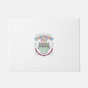 Unicorn Planticorn Pot Graphic Design Graphic Tee  Doormat
