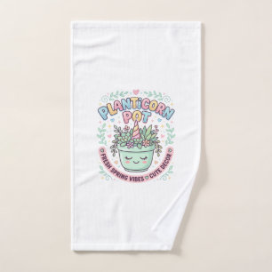Unicorn Planticorn Pot Graphic Design Graphic Tee  Hand Towel