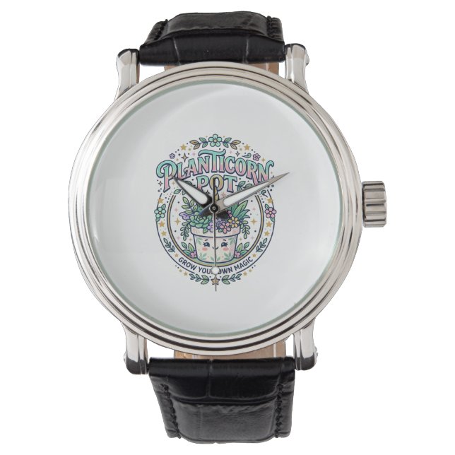 Unicorn Planticorn Pot POD Ready POD Artwork_1 Watch (Front)