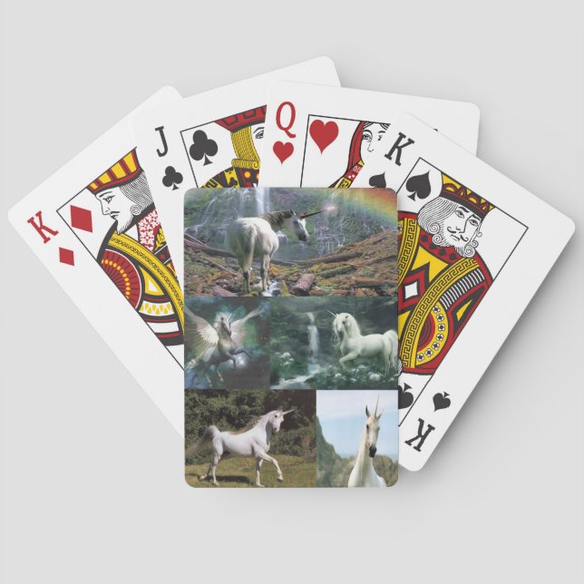 Unicorn Playing Card Deck (Back)