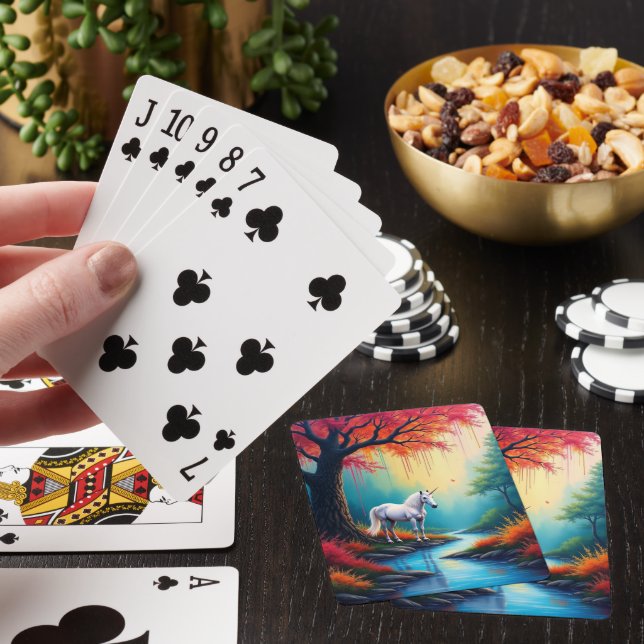 Unicorn Playing Cards (In Situ)