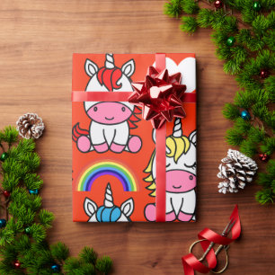 Unicorn Pony Birthday Wrapping Paper