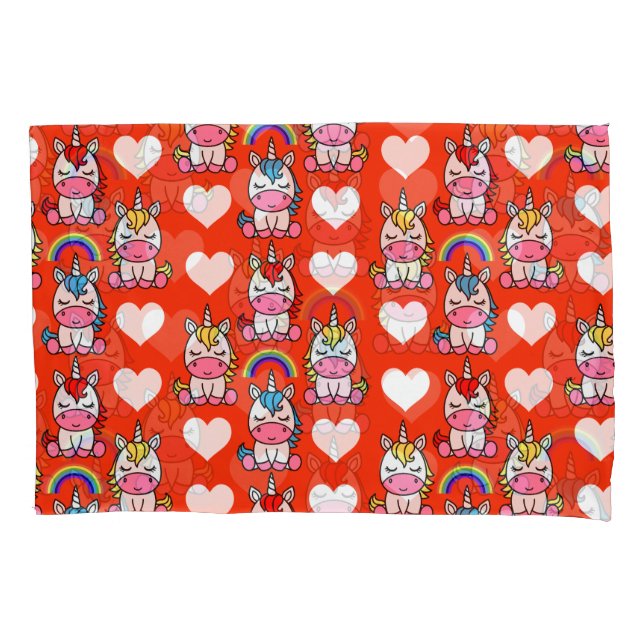 Unicorn Pony Home Decor Pillowcase (Front-Left)