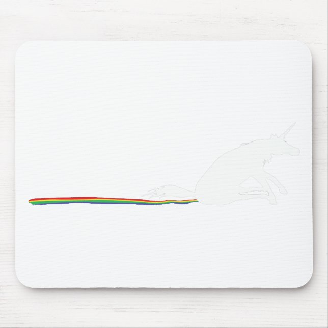 unicorn poo mouse mat (Front)