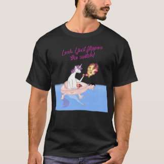 Unicorn pool hipster funny vines  T-Shirt