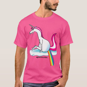 Unicorn pooping rainbow T-Shirt