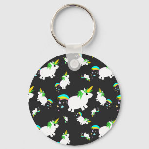 uniCORN PoPcorn cute funny pattern Key Ring