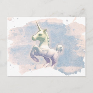 Unicorn Post Card (Moon Dreams)