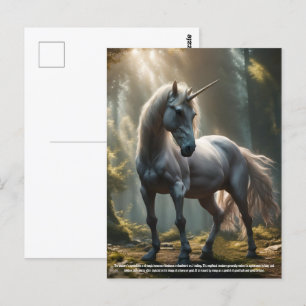 Unicorn Postcard