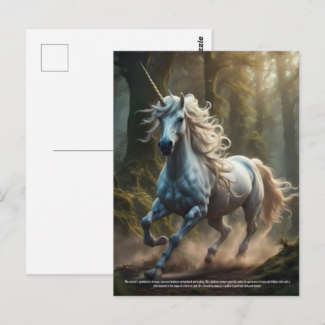 Unicorn Postcard (Front/Back)