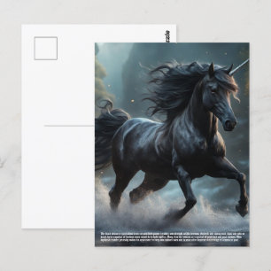 Unicorn postcard