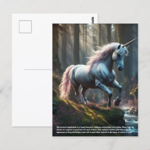 Unicorn  postcard