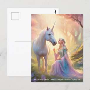 Unicorn Postcard
