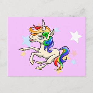 Unicorn Postcard