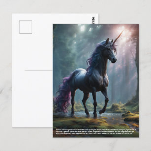 Unicorn Postcard