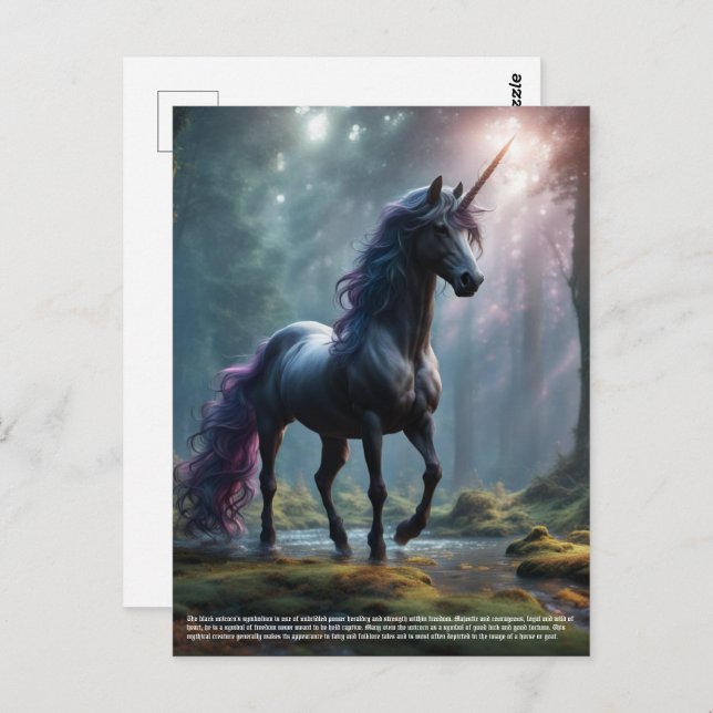 Unicorn Postcard (Front/Back)