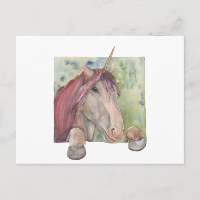 Unicorn Postcard (Front)