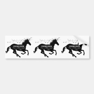Unicorn Power Bumper Sticker