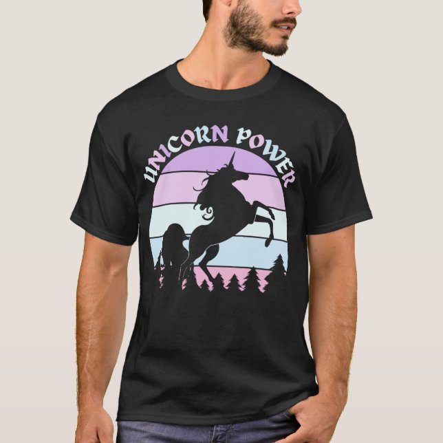 Unicorn Power Fun T-Shirt (Front)