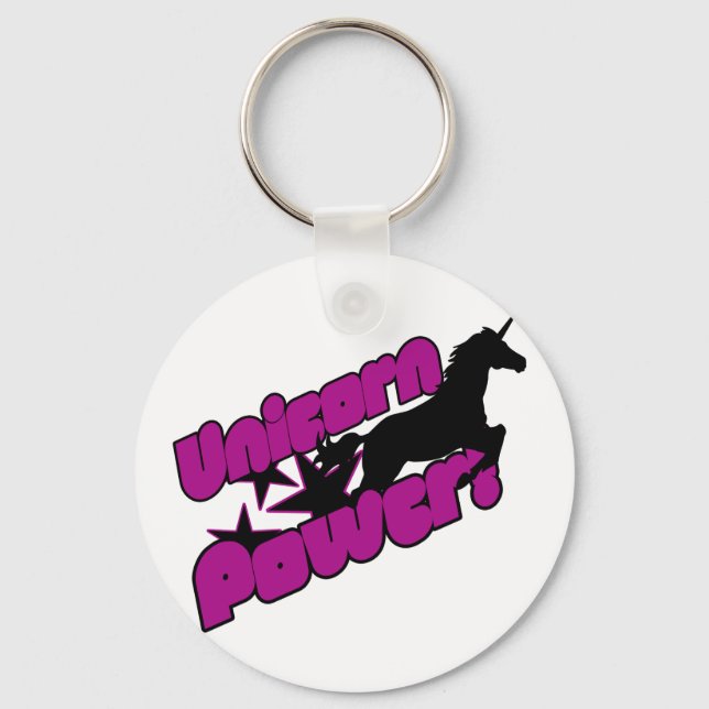 Unicorn Power Key Ring (Front)