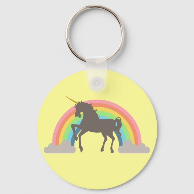 Unicorn Power Key Ring (Front)