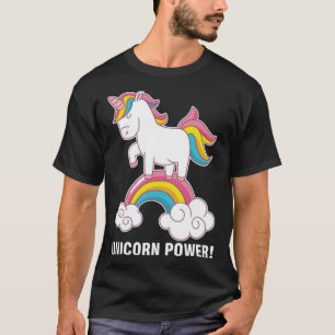 unicorn power love fun T-Shirt