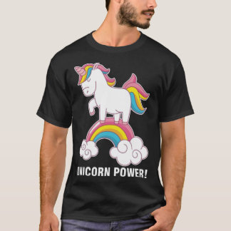unicorn power love fun  T-Shirt