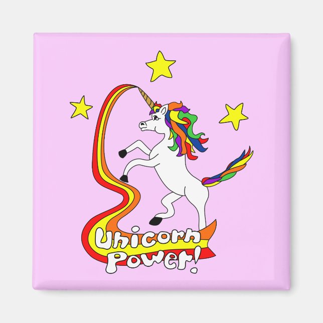 Unicorn Power! Magnet (Front)