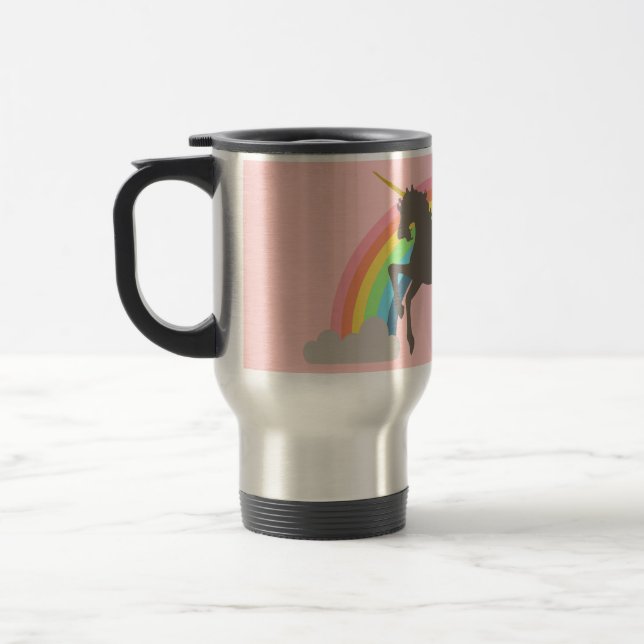 Unicorn Power Travel Mug (Left)