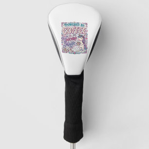 Unicorn Powered by Coffee and Unicorn Magic Colorf Golf Head Cover