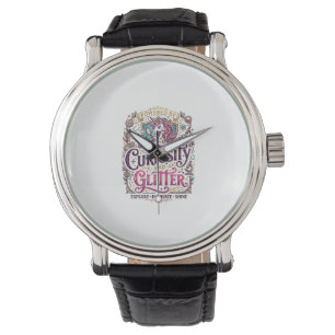 Unicorn Powered by Curiosity and Glitter Stylish W Watch