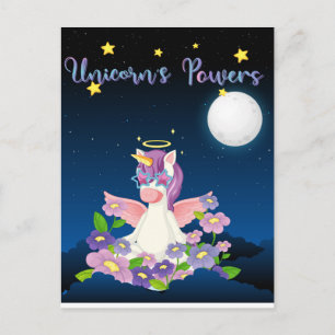 Unicorn Powers Postcard