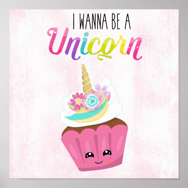 Unicorn Premium Canvas (Gloss) Poster (Front)