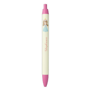 Unicorn Princess Black Ink Pen