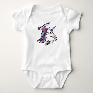 Unicorn Princess Design - Baby Jersey Bodysuit