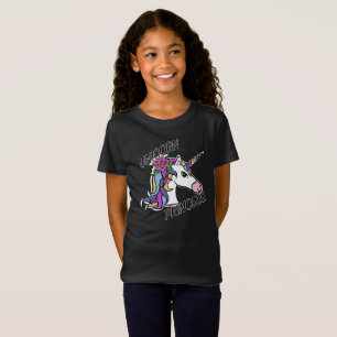 Unicorn Princess Design - Girls' Fine Jersey T-Shi T-Shirt