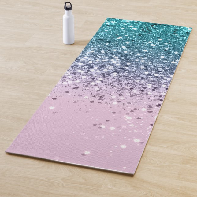 Unicorn Princess Glitter #2 Yoga Mat (In Situ)