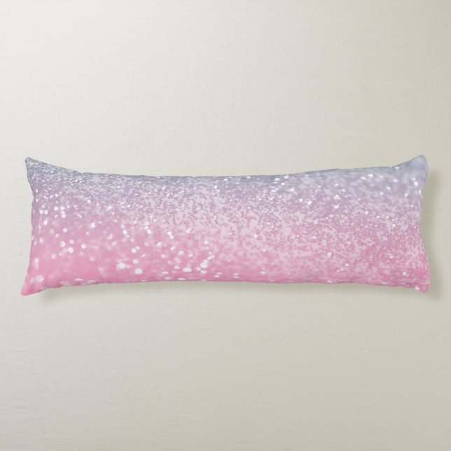 Unicorn Princess Glitter #5a (Faux Glitter) Body Cushion (Front)